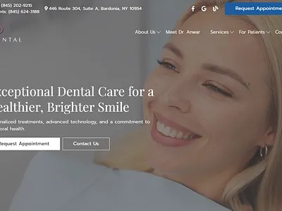 Website Dental Design branding dental web design