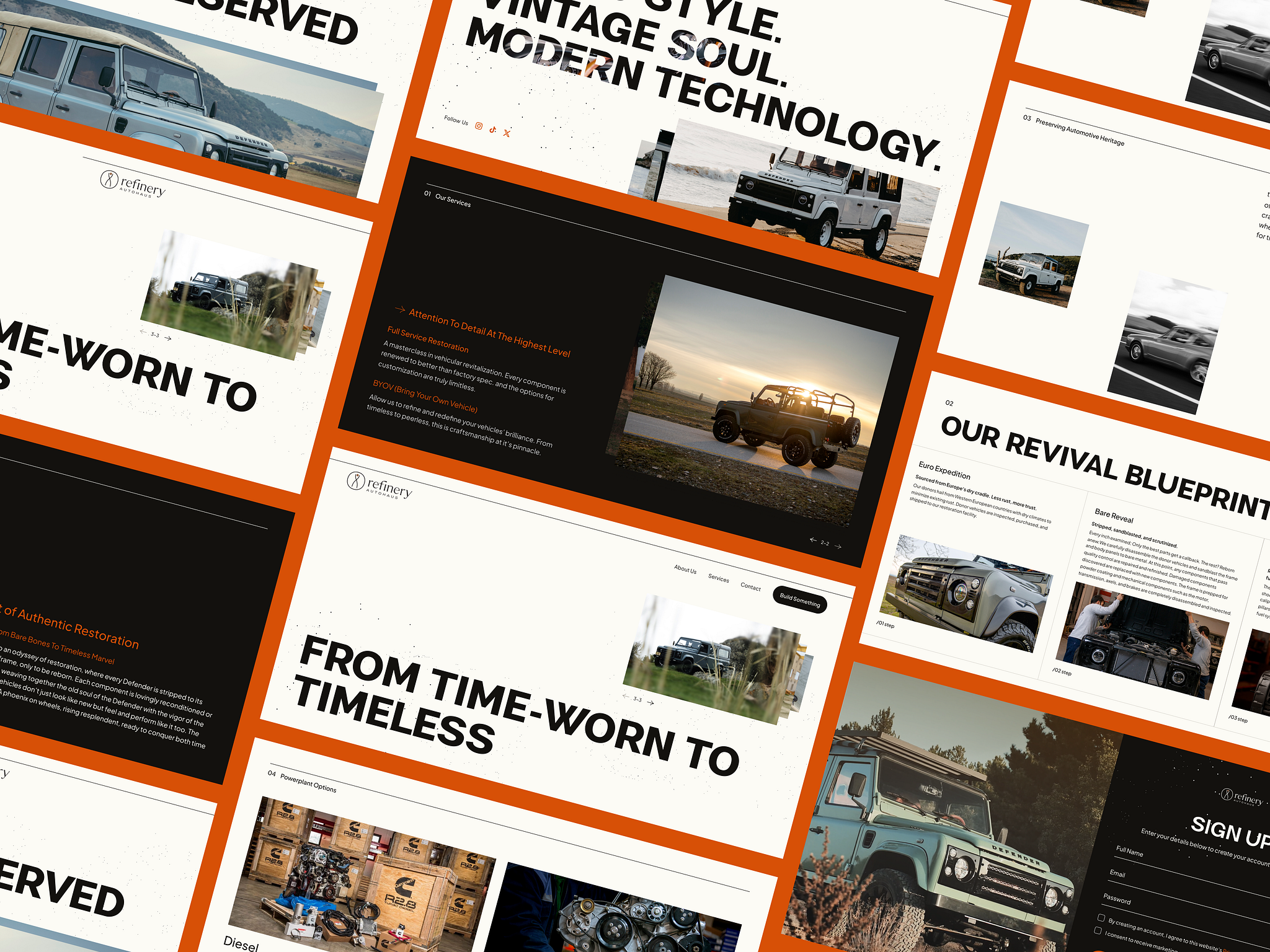 UI Design for Vintage Car Website | Masterly by Masterly on Dribbble