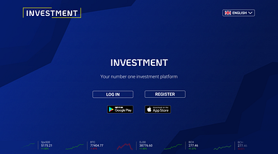 Financial Landing page design uiui web design