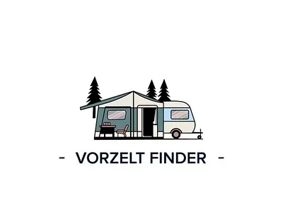 Vorzelt Finder Logo architecturelogo brand identity brandidentity branding creativebranding creativelogo custom logo design elegantdesign fav icon fiverr graphic design icon illustration logo mascot logo mi minimalistlogo typography vector
