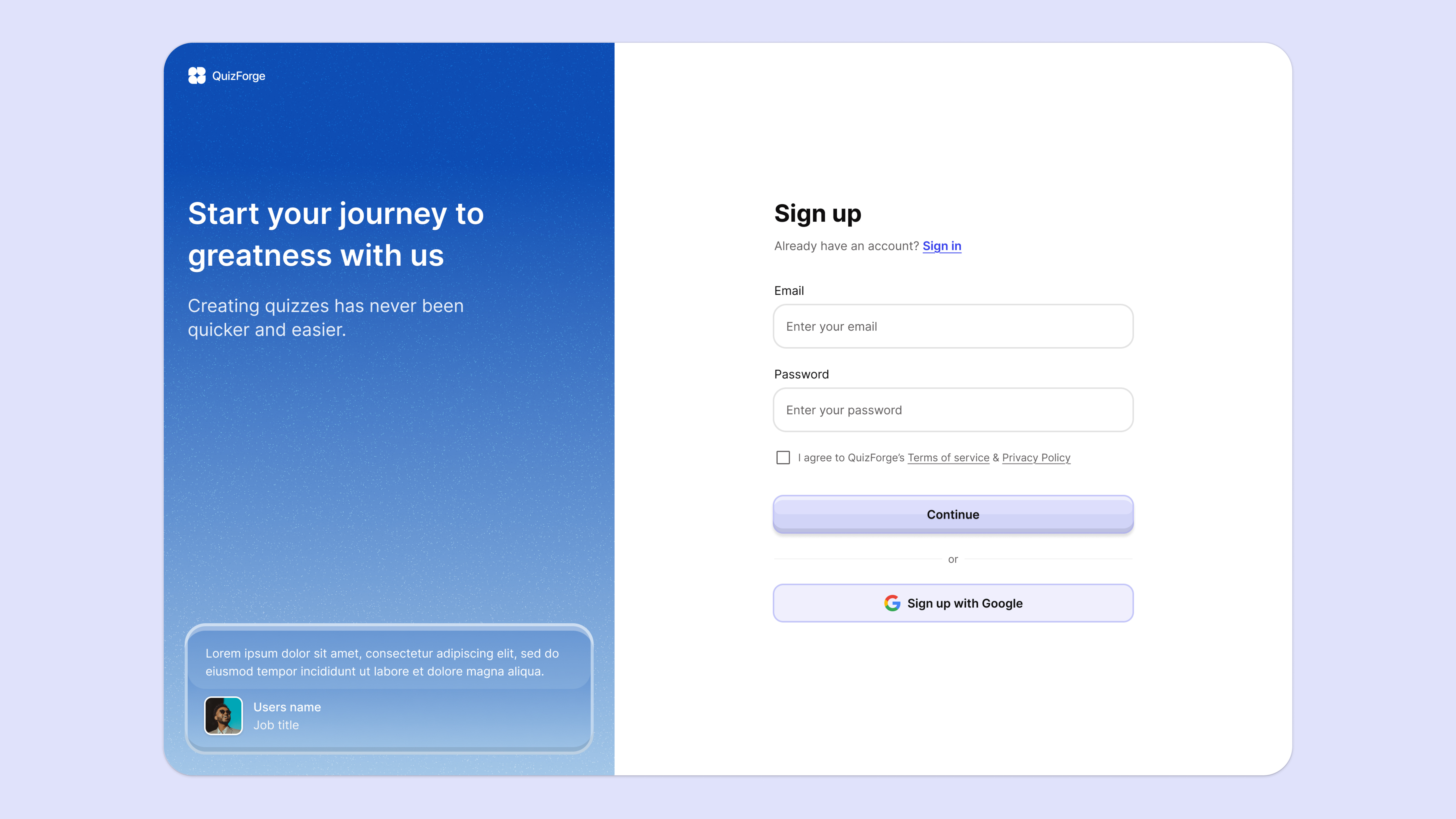 Sign up screen app design design figma product design sign in sign up ui user interface
