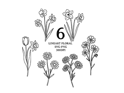 Floral Lineart