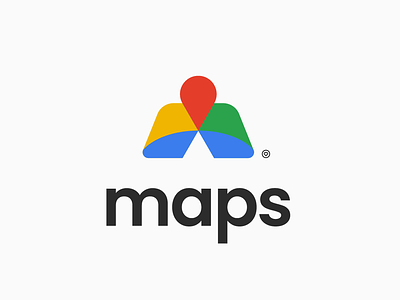 Google Maps Rebrand google maps pin logo