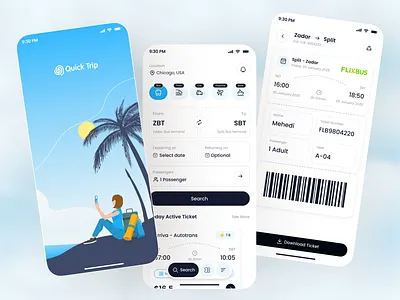 Ticket Finding Mobile App Concept app design app design concept booking booking app buy ticket app ios design mobile app mobile ui online booking pass ticket ticket app ticket application ticket booking ticket finding app tickets app travel app
