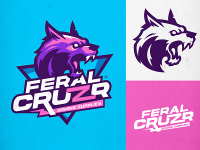 FERAL CRUZR BEAST animation bold branding design esports gaming logo graphic design illustration logo sportslogo ui vector