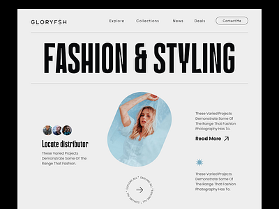 Fashion Website Design: Home Page art brand branding business clean concept daily ui design figma graphic design interface landing page minimal minimal ui ui ui ux design uiux ux design web webdesign