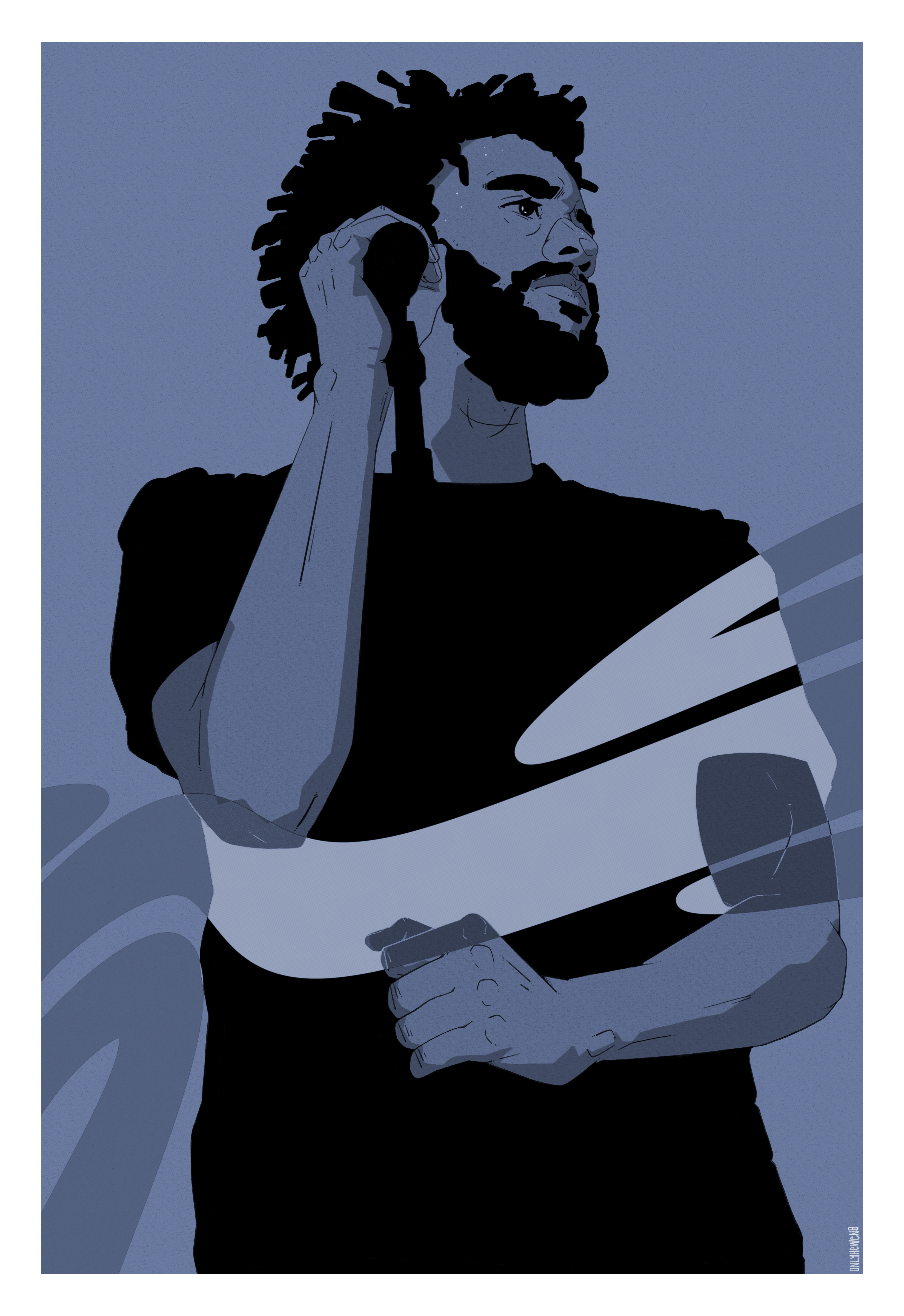 Cole world (2021) design graphic design hip hop illustration ipad pro procreate