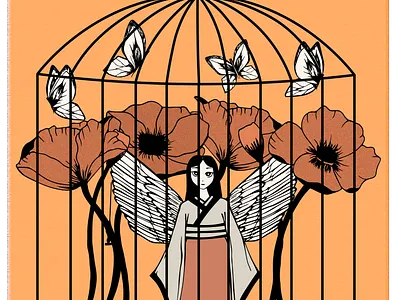 The Cage design graphic design illustration