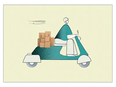Postman design graphic design illustration