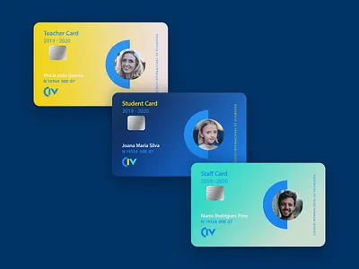 CIV, school cards brand designer brand identity designer branding bruno silva brunosilva.design business cards cards civ design logo logo designer logotipo logotype portugal print school school cards typography vector