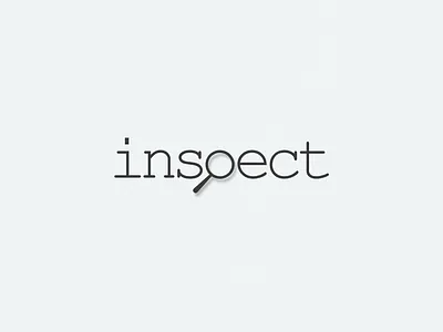 Inspect | Typographical Poster font graphic design graphics illustration letters poster serif simple text typography