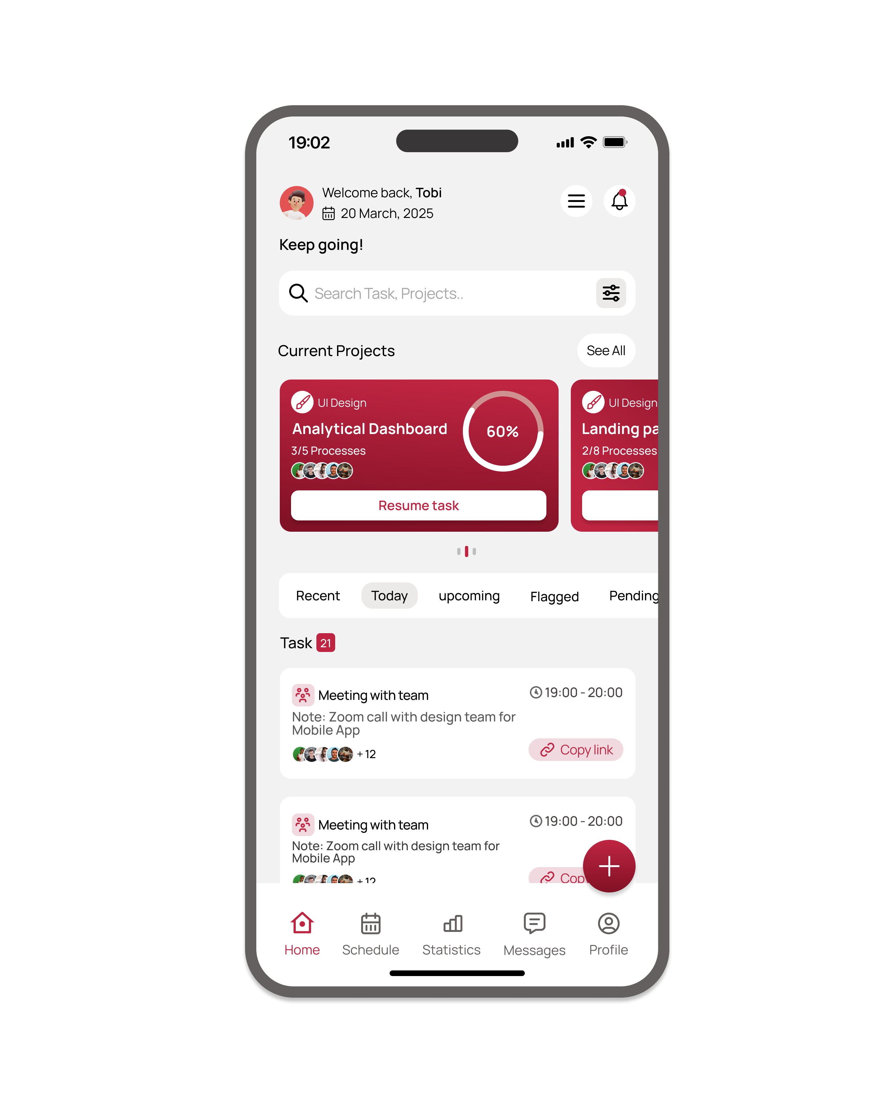 Task management mobile app app ui ux