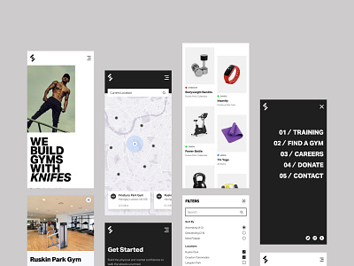Steel Warriors - Mobile Web Designs fitness gym london mobile mobile design mobile web ui ui design ux web design