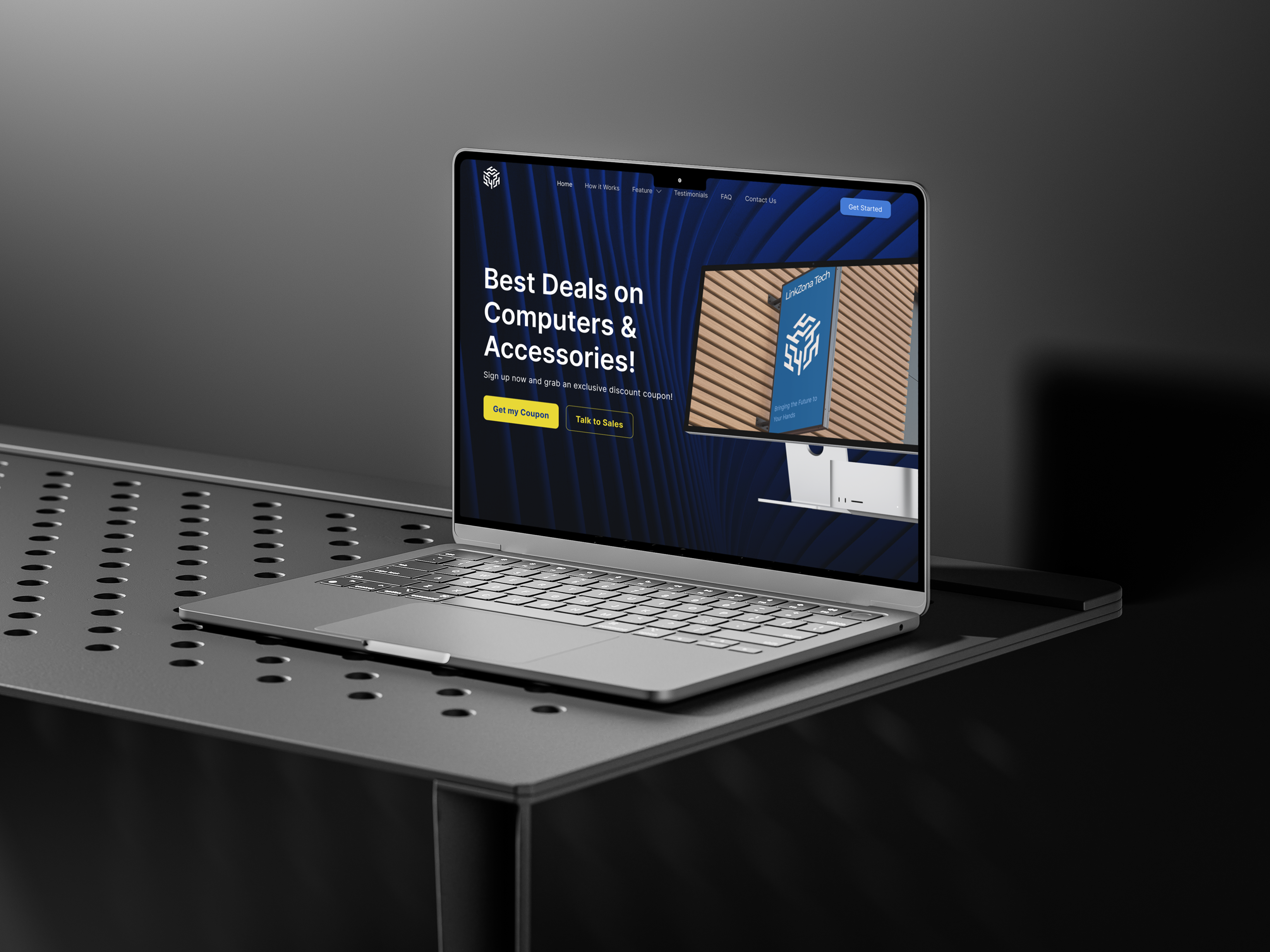 Example of Landing Page Design With Figma