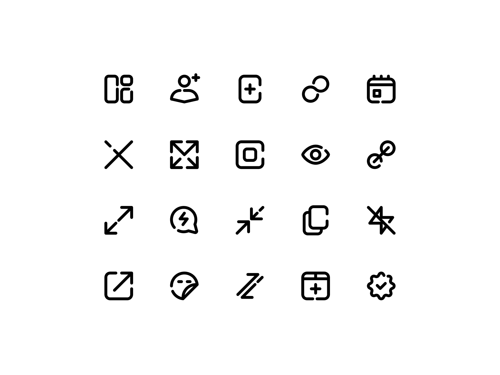 Example of Basic Icon Set
