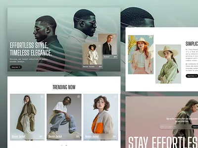 Website Design for Fashion cloth fashion design e commerce fashion fashion design fashion e commerce fashion header fashion hero fashion landing fashion landing page fashion web fashion website fashion website design landing landing page trendy fashion ui uiux ux