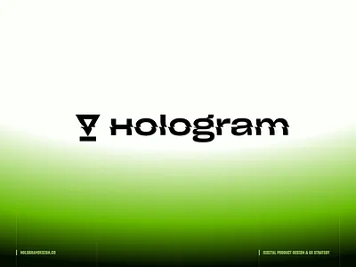 Hologram Logo brand brand design brand designer brand identity brand identity design brand strategy branding branding agency branding project corporate branding design glitch graphic design identity identity branding logo logotype sign typography vector