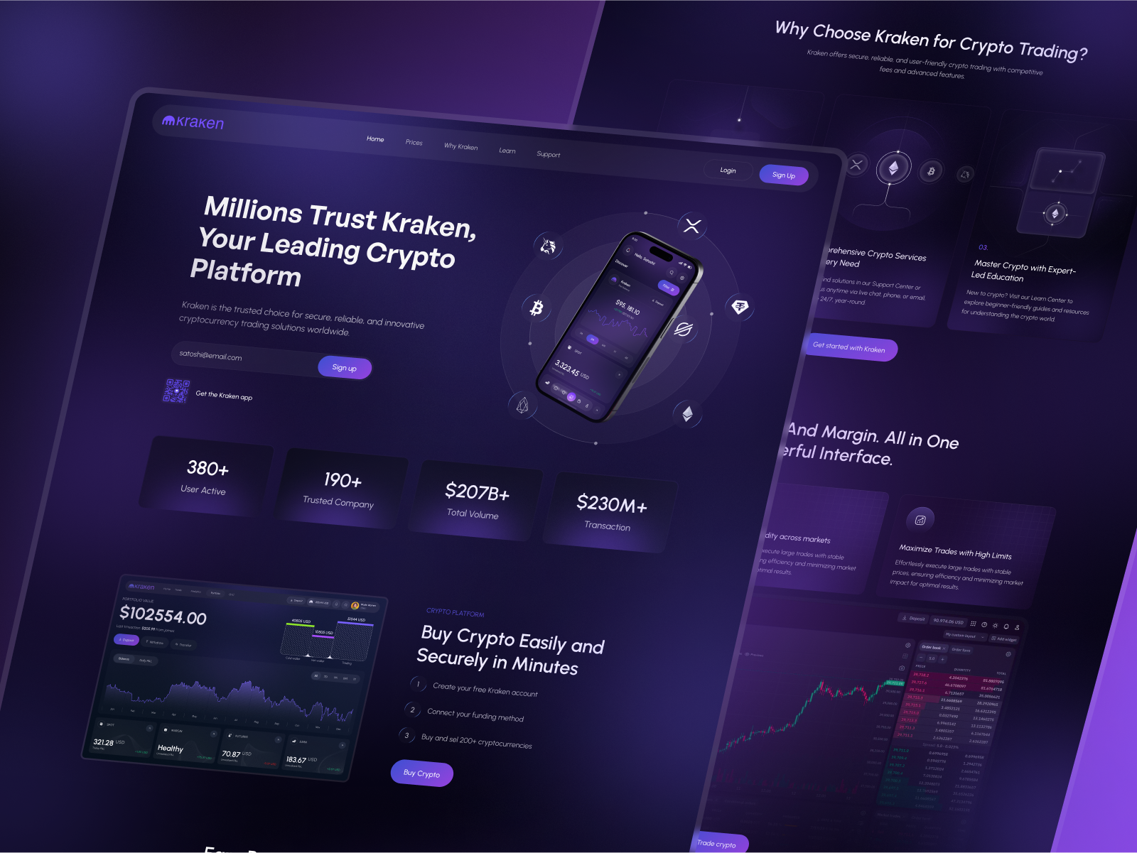 Example of Crypto Website Design