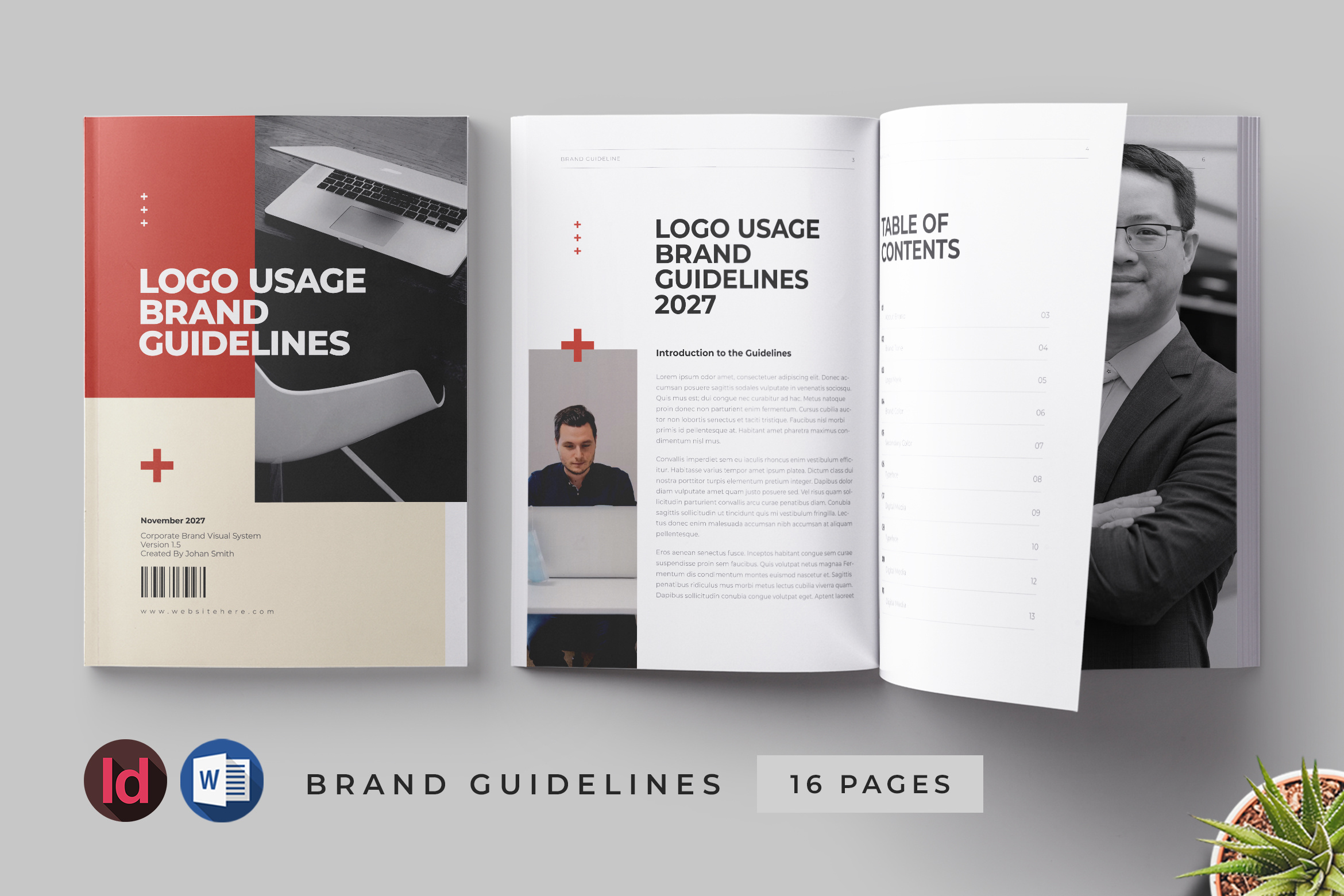Brand Guideline layout