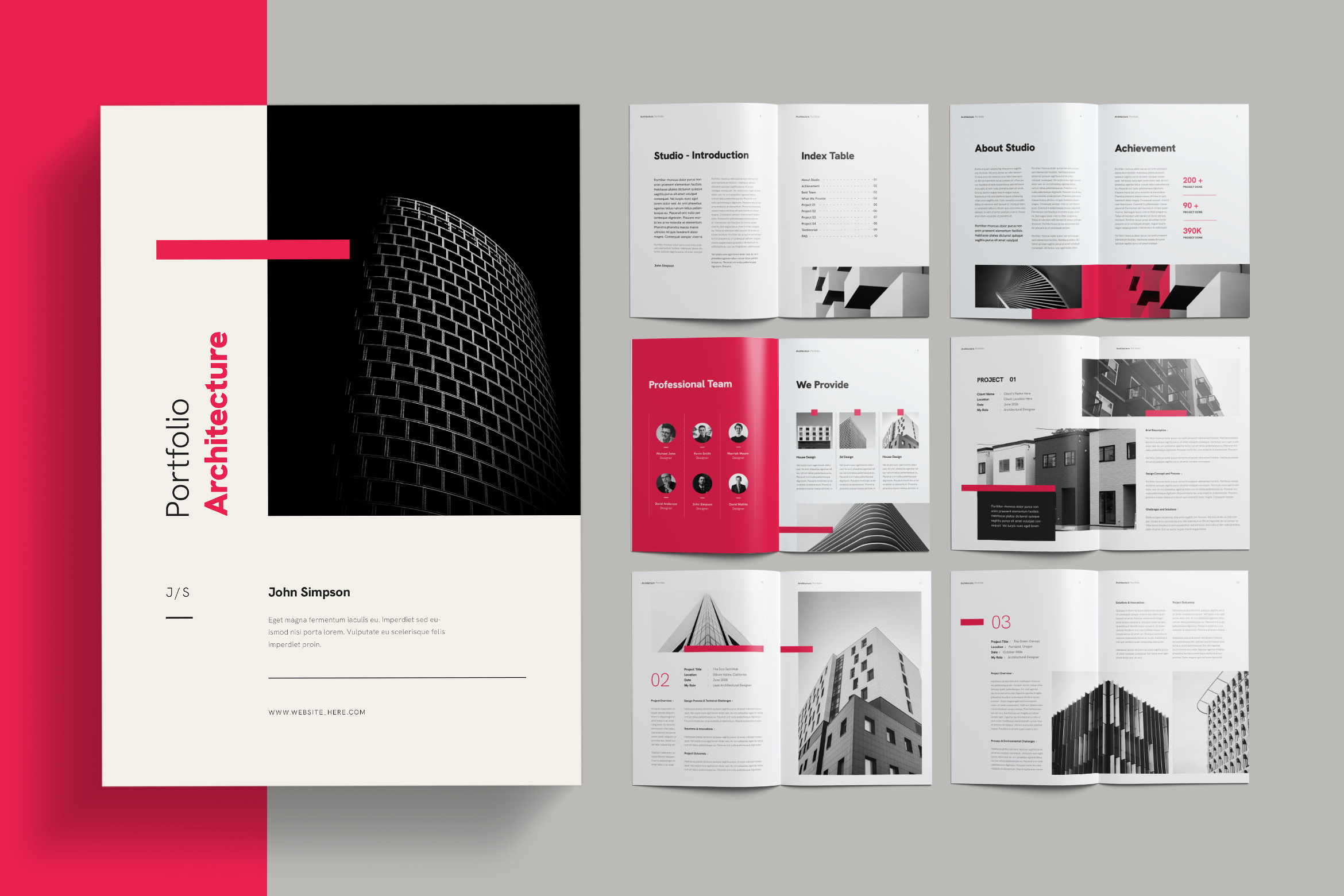 Architecture Portfolio agency architecture architecture portfolio branding creative design graphic design