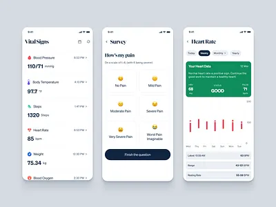 MiCare Path App Redesign apple healthkit app blood oxygen app blood pressure app body weight app health app interface design medical devices app patient app patient monitoring app ui uigeek ux visual design weight scales app