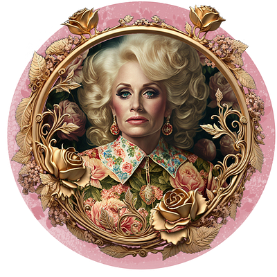 Dolly Parton Tribute branding design graphic design illustration