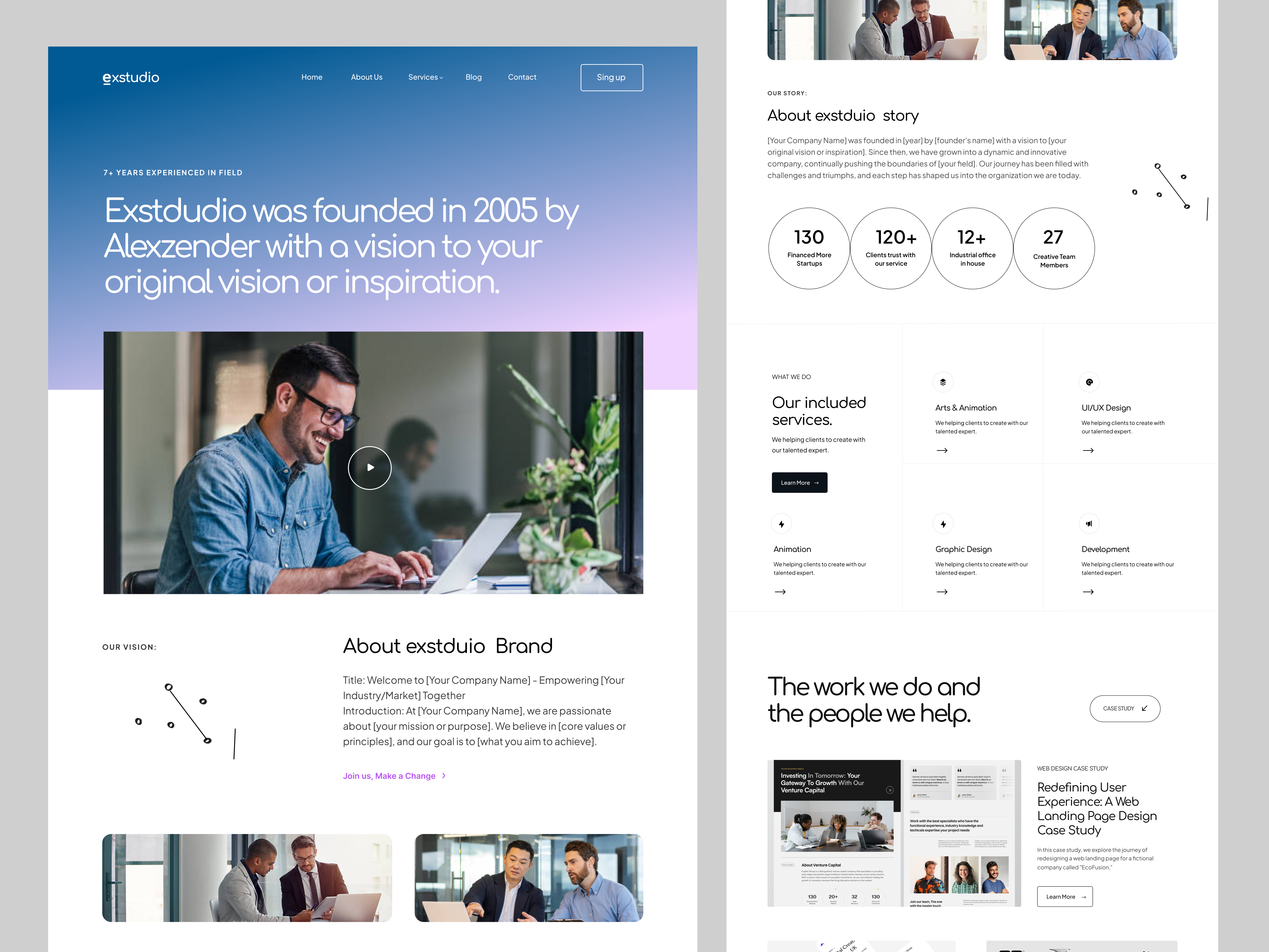 Example of High Converting Landing Page Design