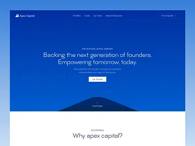 Investment Platform - Landing Page banking corporate financial fintech investment platform investments landing landing page platform startup stocks trade trading venture capital web design