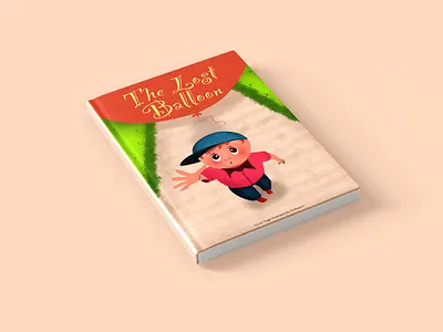 The Lost Balloon - Children Book Cover Page Illustration 2d art book cover boy character boy illustration character design children art children book cover illustration cover page cute boy cute cover digital illustration graphic design illustration illustrator procreate procreate art procreate brushes story book cover vector art