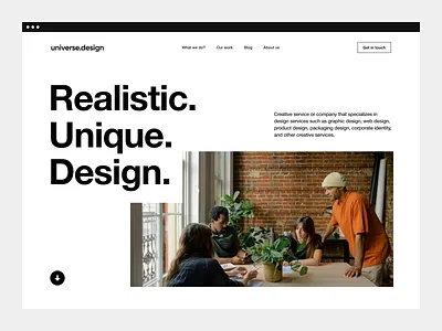 Design Agency agency big black design europa font image minimalis office ui ux web web design webdesign website white