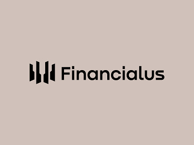 Financialus Logo Concept abstract blockchain branding design icon identity logo logo designer mark minimal minimalist modern monogram software symbol tech technology vector wip