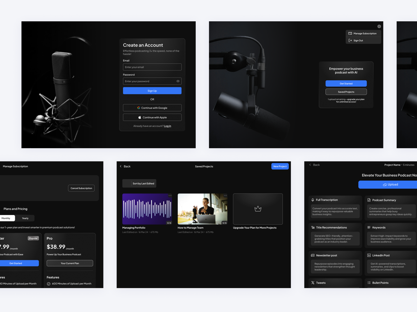 Example of Responsive Figma UI/UX Website Design