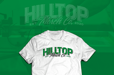 Hilltop Merch Co. branding design graphic design illustration logo merch typography vector