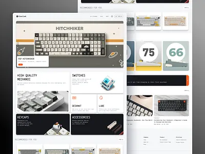 ClickCraft - Ecommerce Framer Template #1 framer framer template template ui design uiux ux design web design website design