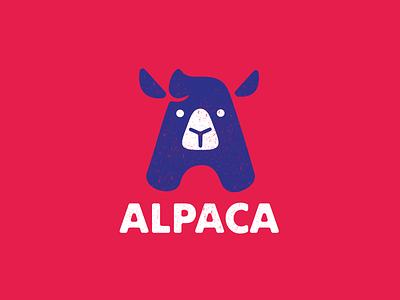 Letter A logo mark for ALPACA alpaca brand branding design graphic design illustration logo logodesign logodesigns ui vector