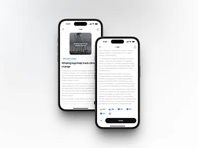 Read climate news branding chilli consumer app graphic design mobile app social app startup ui