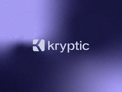 Kryptic Logo Design abstract logo brand identity branding creative logo crypto design graphic design k logo logo design concept logomaker logotype modern nft