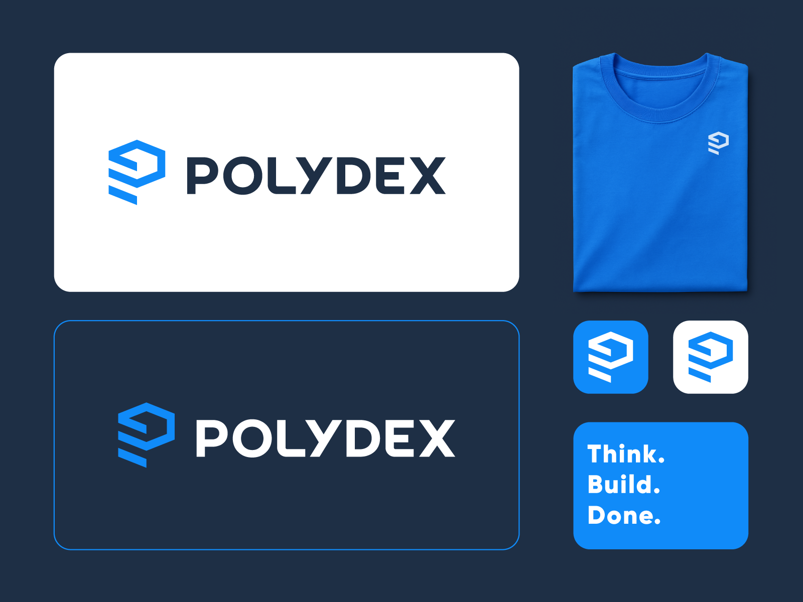 Polydex ai architecture branding building construction geometric identity lettermark logo logo designer p polydex symbol tech tech startup technology