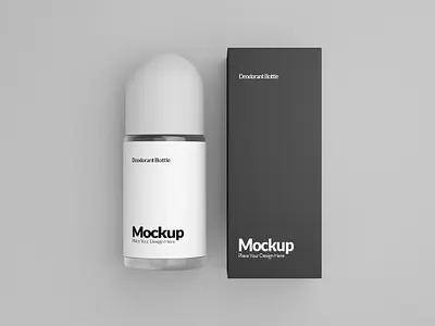 Deodorant Bottle Mockup package