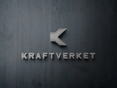Kraftverket - Logo Design design geometric logo graphic design industrial lettermark logo logo design logomark vector