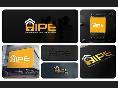 HIPE – DIY Home Brand Identity Design bolddesign brandidentity branding colormockup constructionlogo diybrand dribbbleshowcase empowermentdesign graphic design homeimprovement houselogo logo logodesign modernbranding motion graphics startupbrand typographylogo