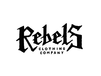 Rebels apparel clothing design font illustration lettering print print design product rebels tee tshirt typography