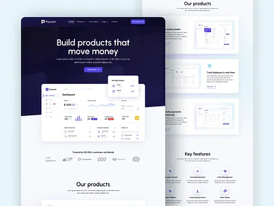 Online Payment Gateway & Fintech Website startup