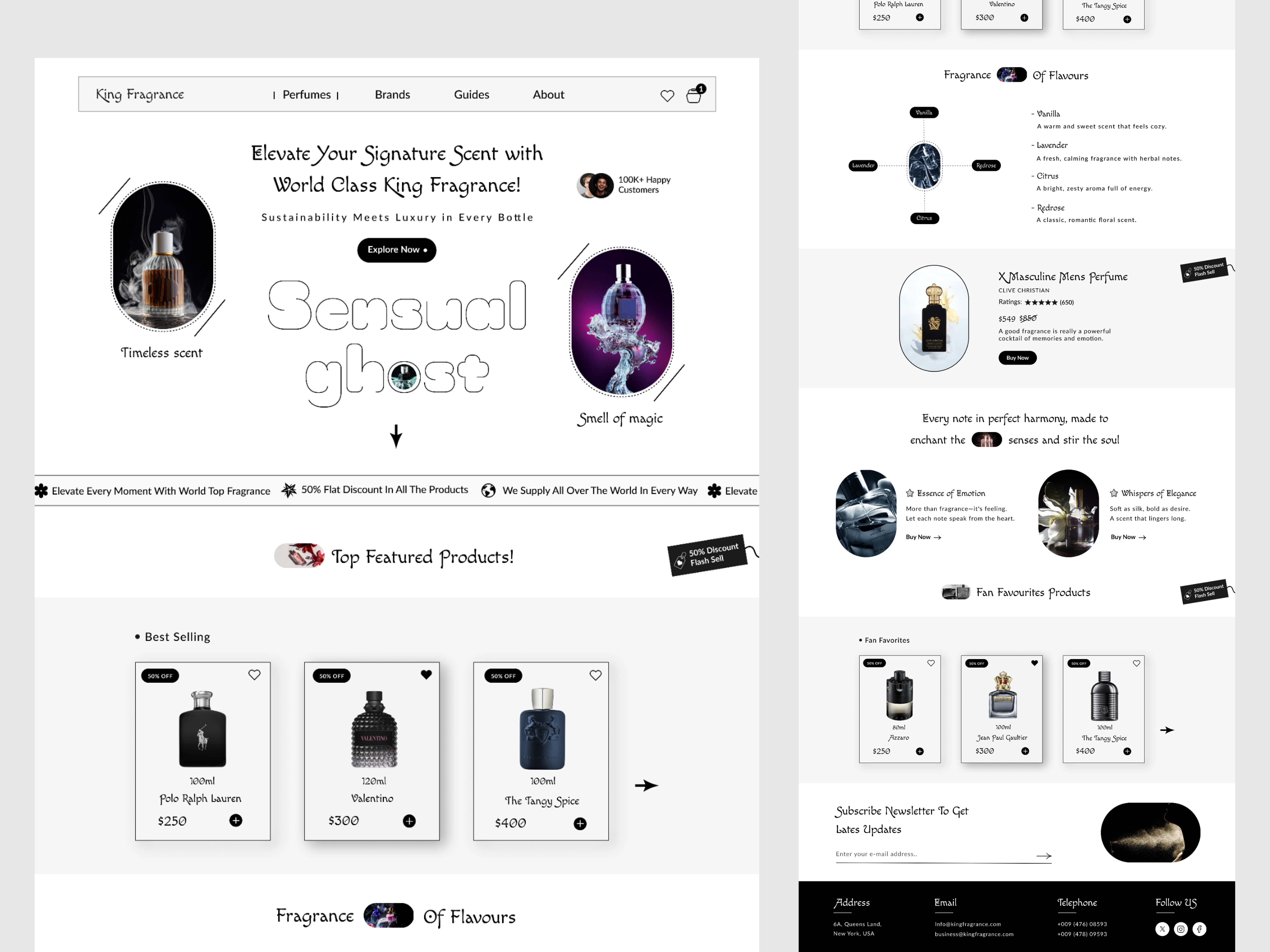Example of High Converting  Website UI Design