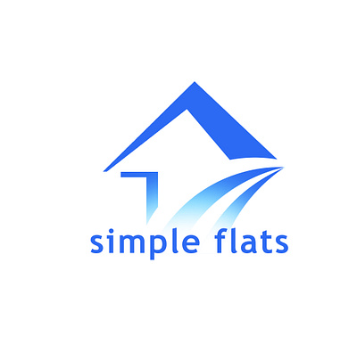 Simple Flats Logo apartment brand branding business company finances financial graphic design housing illustration logo logo design real estate