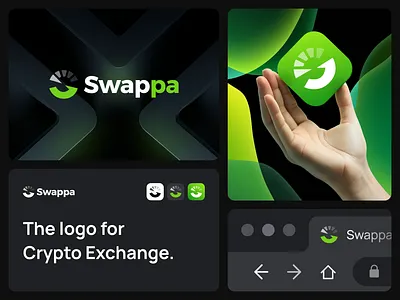 Swappa – logo design app application bitcoin brand branding crypto exchange icon identity logo design logo mark logotype mark market marketing symbol uiux
