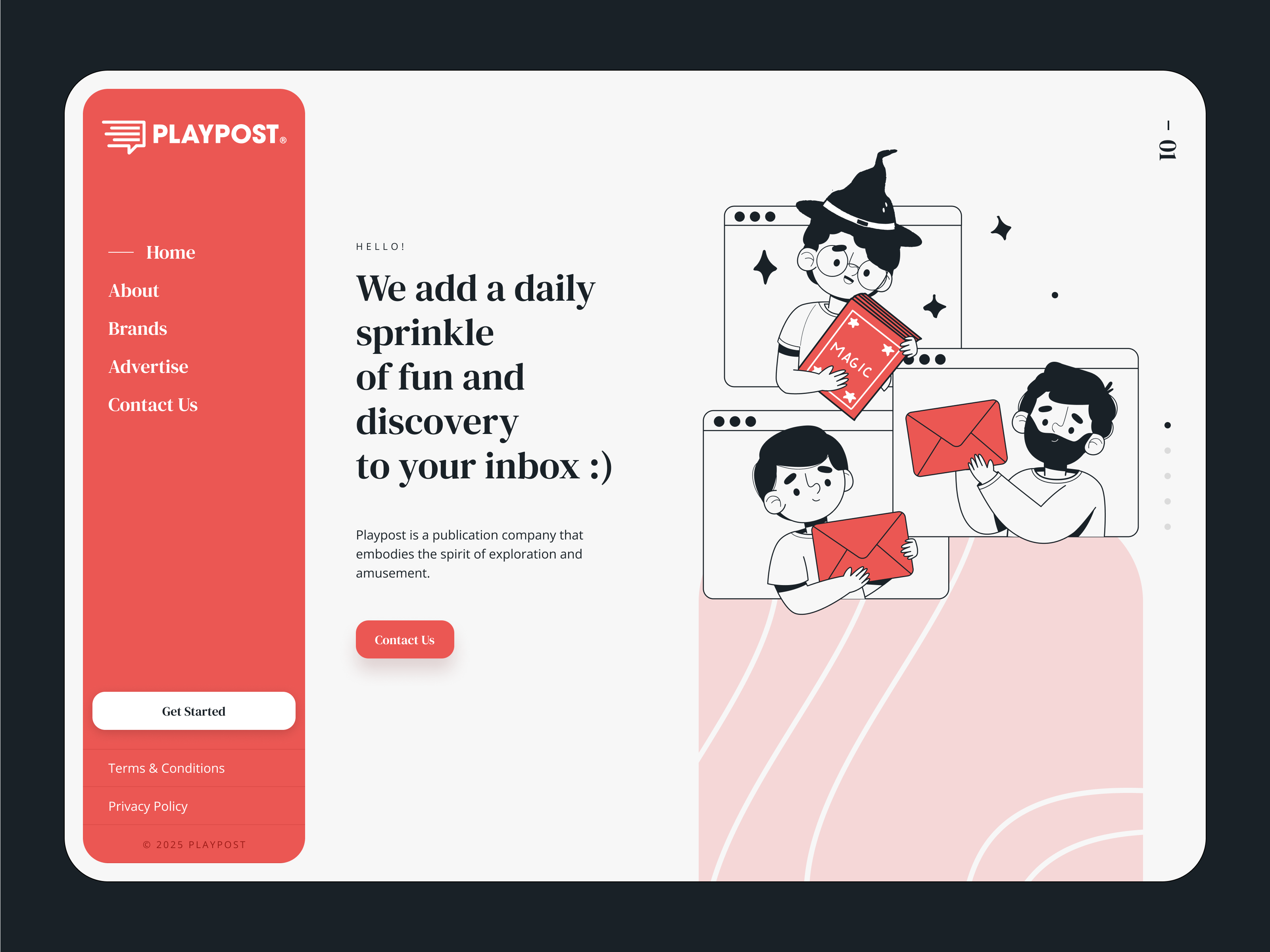 ✨ Playpost — Trivia Made Delightful branding creativeweb emailux motiondesign newsletter playfuldesign uidesign webdesign