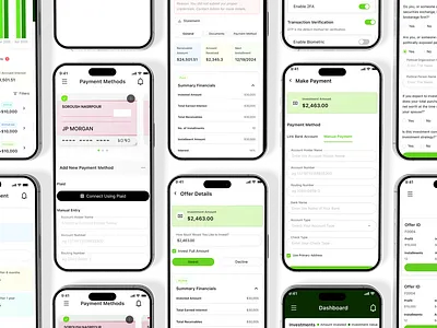 Twin Premium - Investor Portal app design investment ui ux web design