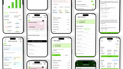 Twin Premium - Investor Portal app design investment ui ux web design