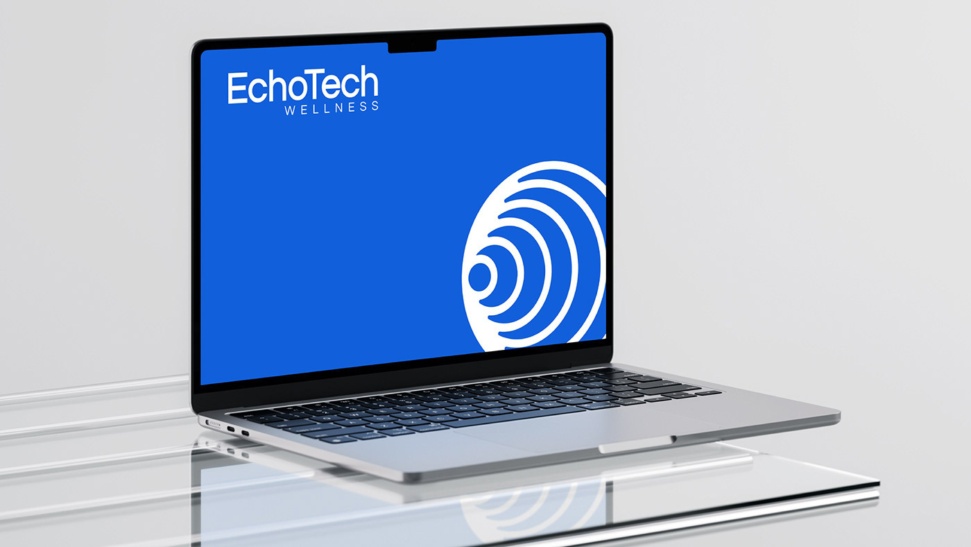 EchoTech - Brand Design 3d animation branding graphic design logo motion graphics ui